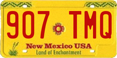 NM license plate 907TMQ