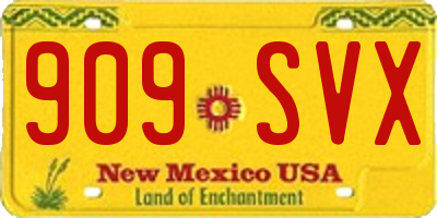 NM license plate 909SVX