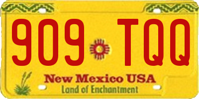 NM license plate 909TQQ