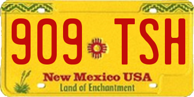 NM license plate 909TSH