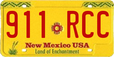 NM license plate 911RCC