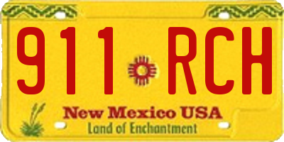 NM license plate 911RCH