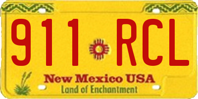 NM license plate 911RCL