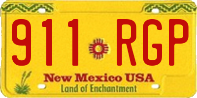 NM license plate 911RGP