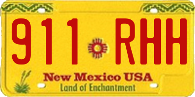 NM license plate 911RHH