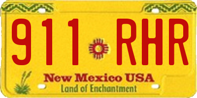 NM license plate 911RHR