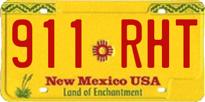 NM license plate 911RHT