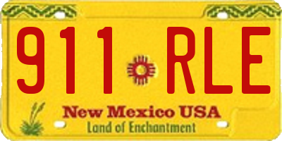 NM license plate 911RLE