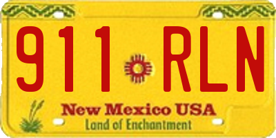 NM license plate 911RLN