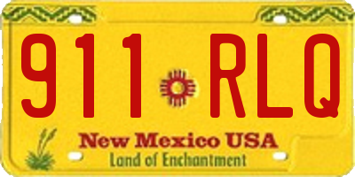 NM license plate 911RLQ