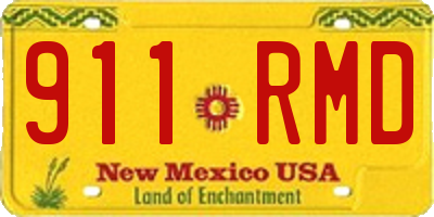 NM license plate 911RMD