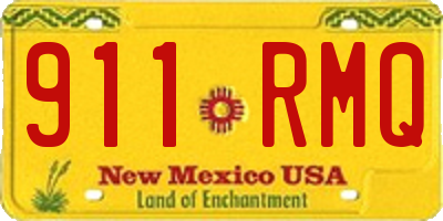 NM license plate 911RMQ