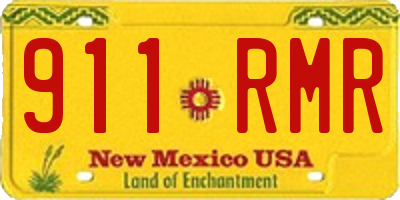 NM license plate 911RMR