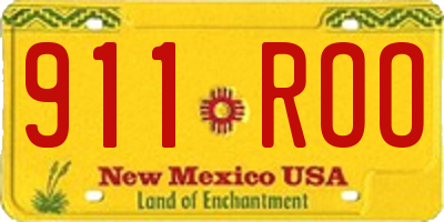 NM license plate 911ROO