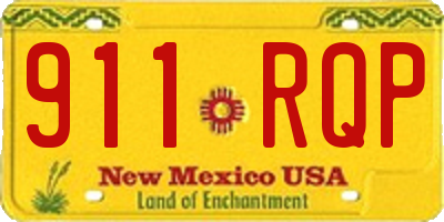 NM license plate 911RQP