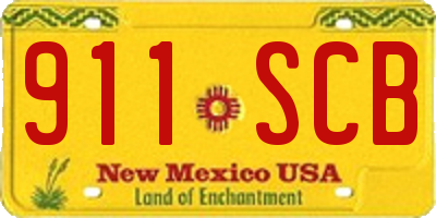 NM license plate 911SCB