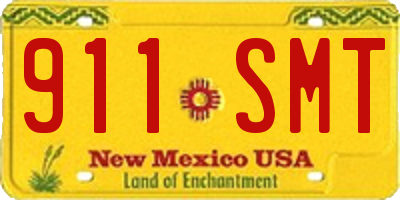 NM license plate 911SMT