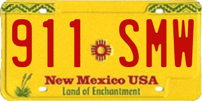 NM license plate 911SMW