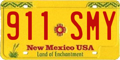 NM license plate 911SMY