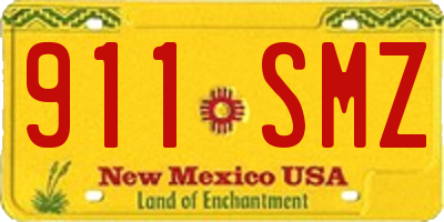 NM license plate 911SMZ