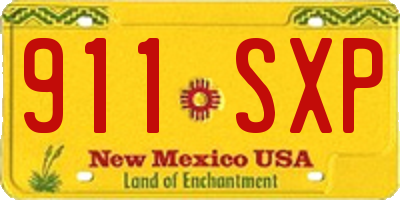 NM license plate 911SXP