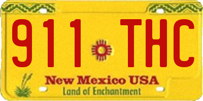 NM license plate 911THC