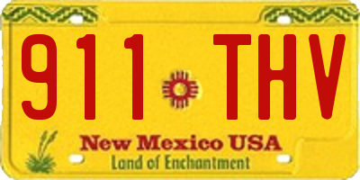 NM license plate 911THV