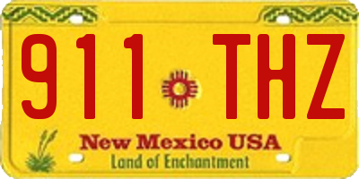NM license plate 911THZ
