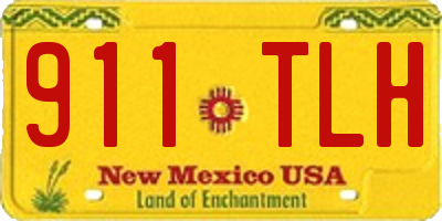 NM license plate 911TLH
