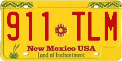 NM license plate 911TLM