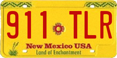 NM license plate 911TLR