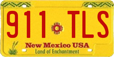 NM license plate 911TLS