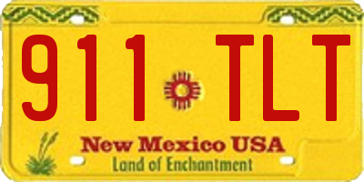 NM license plate 911TLT
