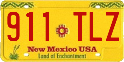 NM license plate 911TLZ