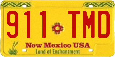 NM license plate 911TMD