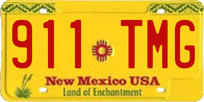NM license plate 911TMG