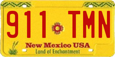 NM license plate 911TMN