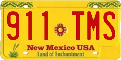 NM license plate 911TMS