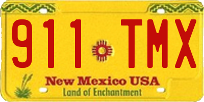 NM license plate 911TMX
