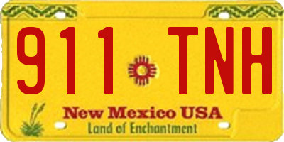 NM license plate 911TNH