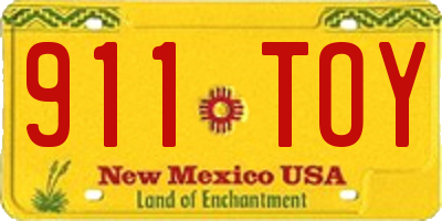 NM license plate 911TOY