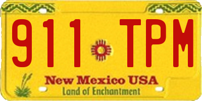 NM license plate 911TPM