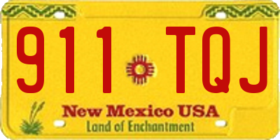 NM license plate 911TQJ