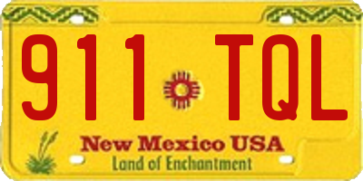 NM license plate 911TQL
