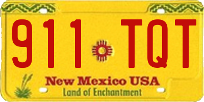 NM license plate 911TQT