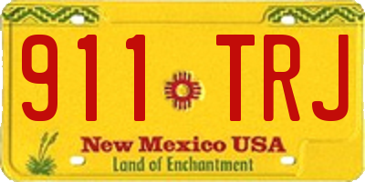 NM license plate 911TRJ