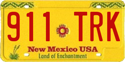 NM license plate 911TRK