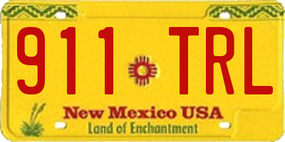 NM license plate 911TRL