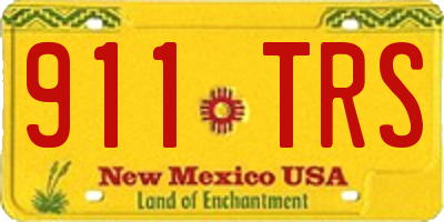NM license plate 911TRS