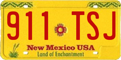 NM license plate 911TSJ